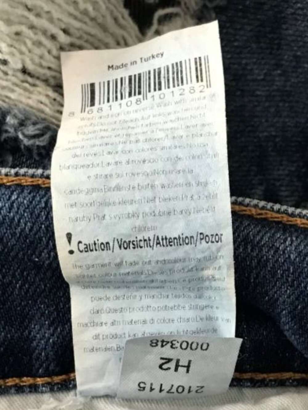 COJ High‑Rise Distressed Mom Jeans • Vintage Wash • NWT Size 25 - Picture 9 of 13